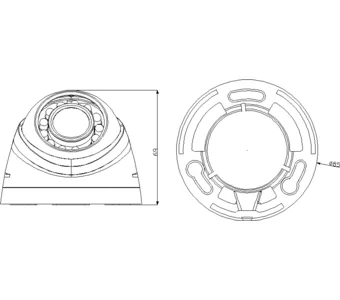 Видеокамера DAHUA DH-HAC-HDW1000RP-0280B DH-HAC-HDW1000RP-0280B Видеокамера DAHUA DH-HAC-HDW1000RP-0280B DH-HAC-HDW1000RP-0280B