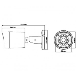 Видеокамера DAHUA DH-HAC-HFW1000RMP-0280B