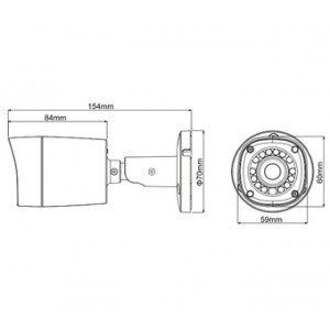 Видеокамера DAHUA DH-HAC-HFW1100RP-0600B
