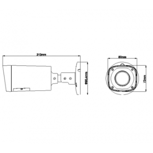 Видеокамера DAHUA DH-HAC-HFW1100RP-VF-IRE6
