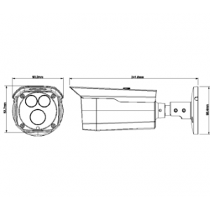 Видеокамера DAHUA DH-HAC-HFW1200DP-0160B