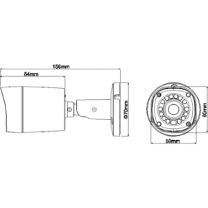 Видеокамера DAHUA DH-HAC-HFW1200RMP-0600B