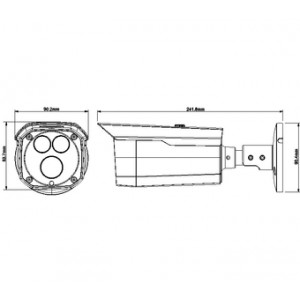 Видеокамера DAHUA DH-HAC-HFW2120BP-0360B