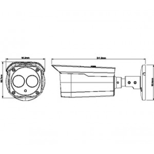 Видеокамера DAHUA DH-HAC-HFW2120BP-B-0360B
