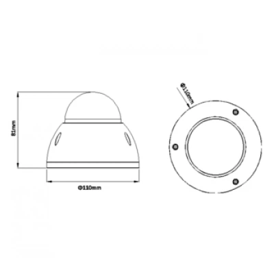IP-камера DAHUA DH-IPC-HDBW1000EP-W-0360B IP-камера DAHUA DH-IPC-HDBW1000EP-W-0360B