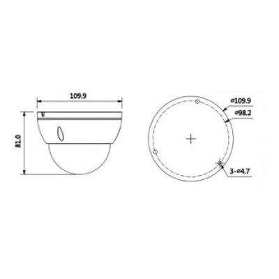 IP-камера DAHUA DH-IPC-HDBW1420EP-0280B IP-камера DAHUA DH-IPC-HDBW1420EP-0280B