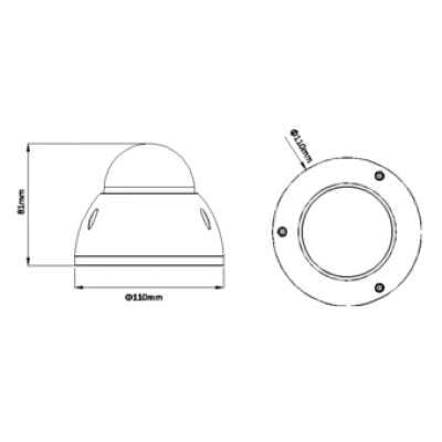 IP-камера DAHUA DH-IPC-HDBW4100EP-0360B IP-камера DAHUA DH-IPC-HDBW4100EP-0360B