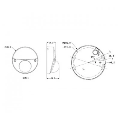 IP-камера DAHUA DH-IPC-HDBW4221FP-0280B IP-камера DAHUA DH-IPC-HDBW4221FP-0280B