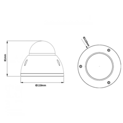 IP-камера DAHUA DH-IPC-HDBW4421EP-0600B IP-камера DAHUA DH-IPC-HDBW4421EP-0600B