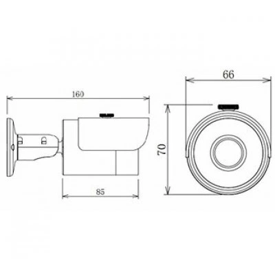 IP-камера DAHUA DH-IPC-HDW1300SP-0280B IP-камера DAHUA DH-IPC-HDW1300SP-0280B