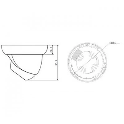 IP-камера DAHUA DH-IPC-HDW4300SP-0360B IP-камера DAHUA DH-IPC-HDW4300SP-0360B