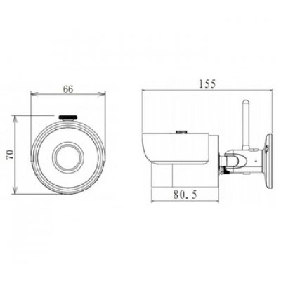 IP-камера DAHUA DH-IPC-HFW1200SP-W-0360B IP-камера DAHUA DH-IPC-HFW1200SP-W-0360B