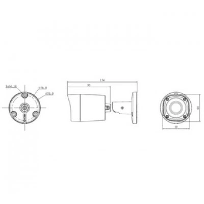 IP-камера DAHUA DH-IPC-HFW1220RMP-0600B IP-камера DAHUA DH-IPC-HFW1220RMP-0600B