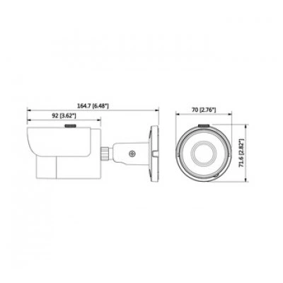 IP-камера DAHUA DH-IPC-HFW1431SP-0280B IP-камера DAHUA DH-IPC-HFW1431SP-0280B