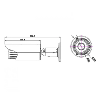 IP-камера DAHUA DH-IPC-HFW5502CP IP-камера DAHUA DH-IPC-HFW5502CP