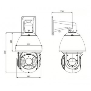 Видеокамера DAHUA DH-SD6C120I-HC