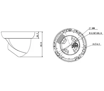 IP-камера DAHUA IPC-HDW1000S IPC-HDW1000S IP-камера DAHUA IPC-HDW1000S IPC-HDW1000S
