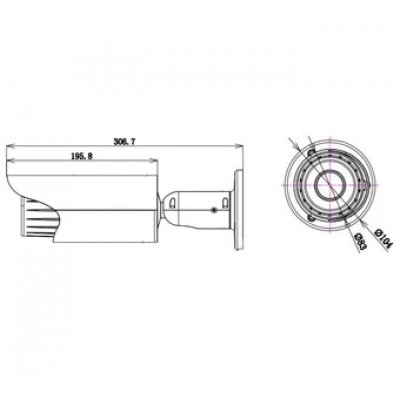 IP-камера DAHUA IPC-HFW5100C IP-камера DAHUA IPC-HFW5100C